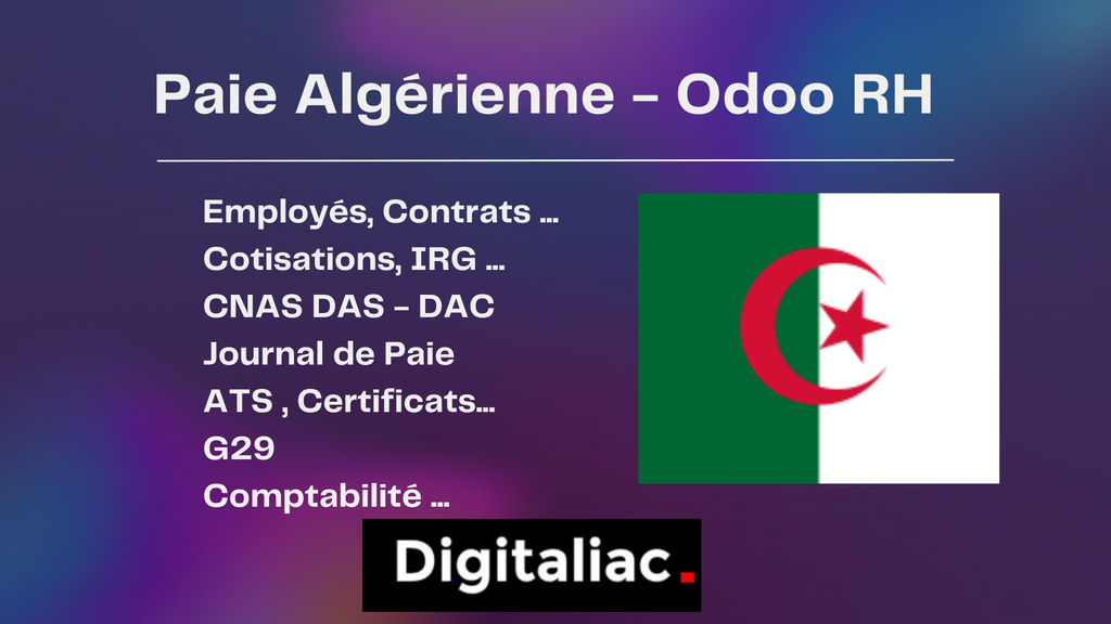 Module de Paie Algérienne - Odoo RH