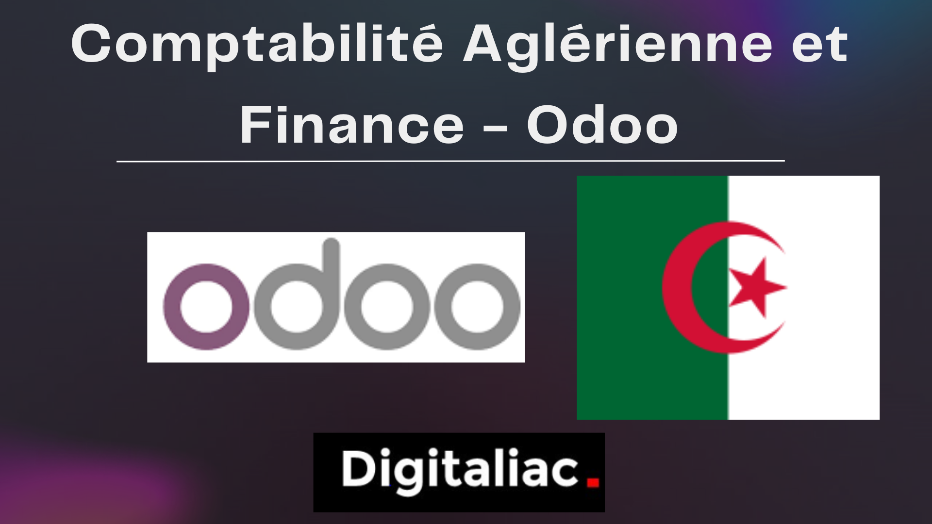 Comptabilité et Finance Algérie - Odoo